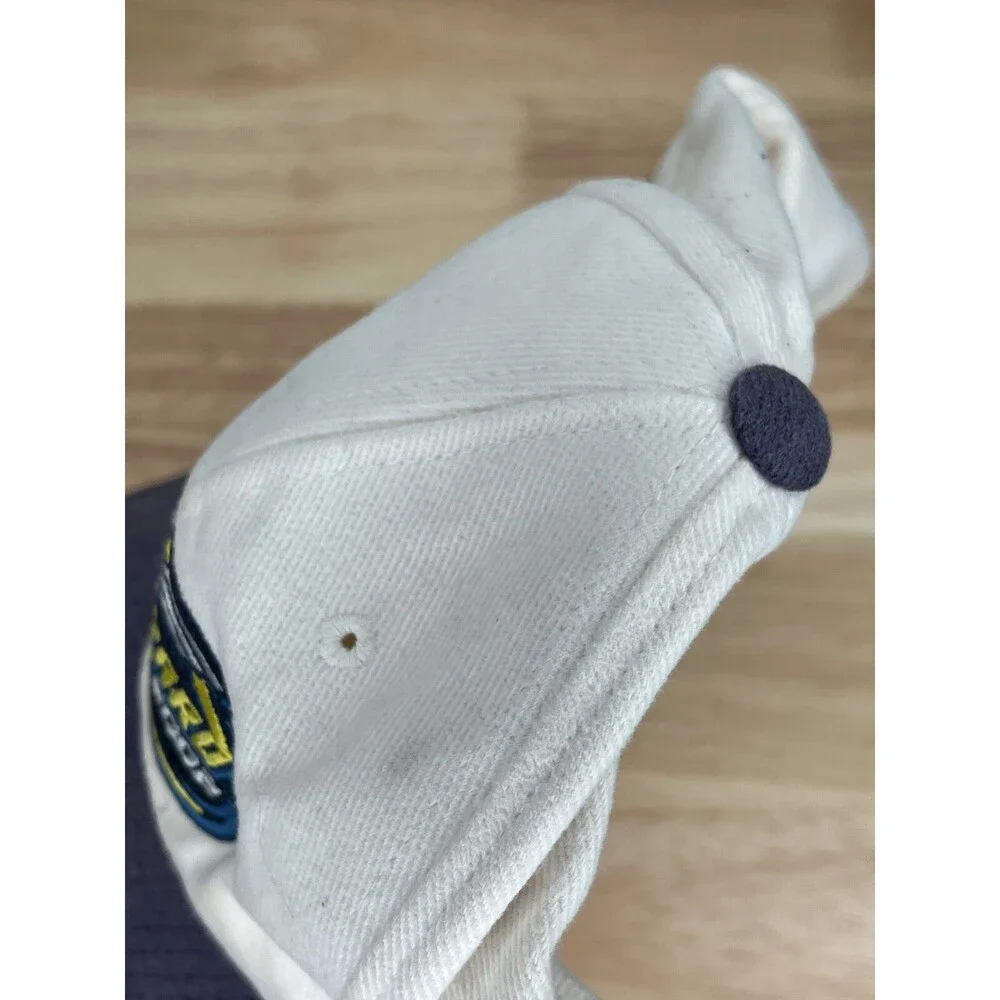 Brick Yard 400 Hat Mens White Adjustable Strap‎ Baseball Cap Nascar Indy Sports
